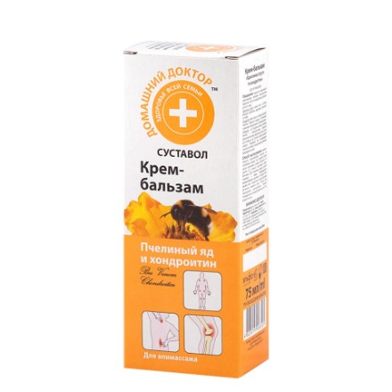 Изображение Крем-бальзам The Doctor  «Пчелиный яд и хондроитин», 75 мл