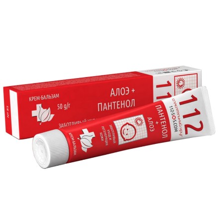 Εικόνα της Κρέμα-βάλσαμο για φροντίδα της επιδερμίδας «Πανθενόλη + Αλόη» Dr. Retter 112, 50 g 