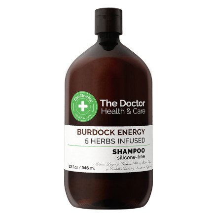 Εικόνα της Δυναμωτικό σαμπουάν The Doctor με εγχύματα 5 βοτάνων «Burdock energy» 946 ml
