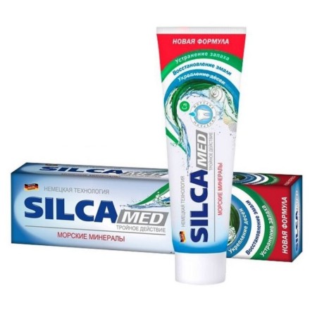 Εικόνα της Οδοντόκρεμα Silca Med «Θαλάσσια ορυκτά» 130 g