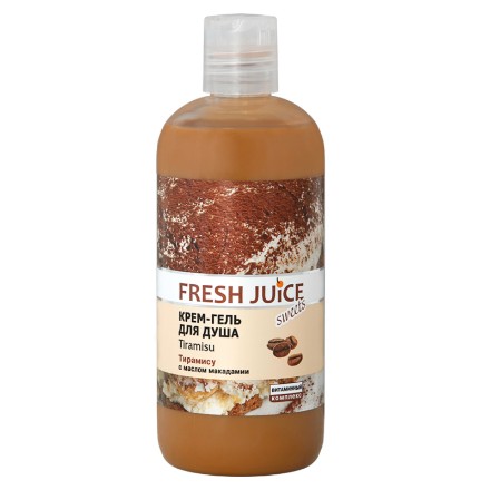 Изображение Крем-гель для душа Fresh Juice «Tiramisu» 500 мл