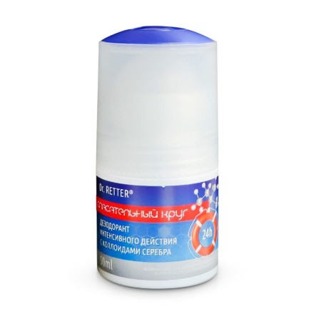 Изображение Дезодорант Roll-On интенсивного действия с коллоидами серебра Dr. Retter, 50 мл