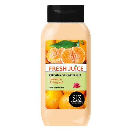 Изображение Крем-гель для душа Fresh Juice «Мандарин & Авапухи» 400 мл