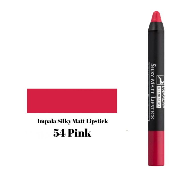 Изображение Матовая помада-карандаш для губ Impala Silky Matt Lipstick № 54 Pink Fashionista