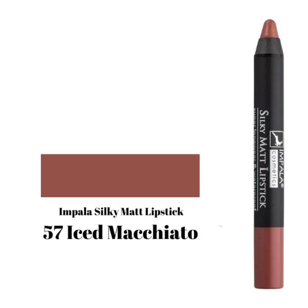 Изображение Матовая помада-карандаш для губ Impala Silky Matt Lipstick № 57 Iced Macciato