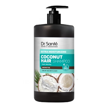 Изображение Шампунь для сухих и ломких волос Dr. Sante «Coconut Hair» Экстраувлажнение, 1000 мл