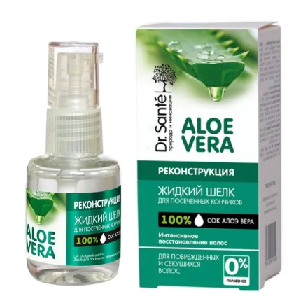 Εικόνα της Υγρό μετάξι Dr. Sante Aloe Vera για σπασμένες άκρες των μαλλιών 30 ml