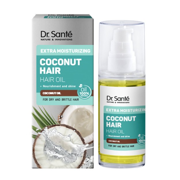 Picture of Λάδι για ξηρά και εύθραυστα μαλλιά Dr. Sante Coconut Hair «Έξτρα ενυδάτωση», 50 ml