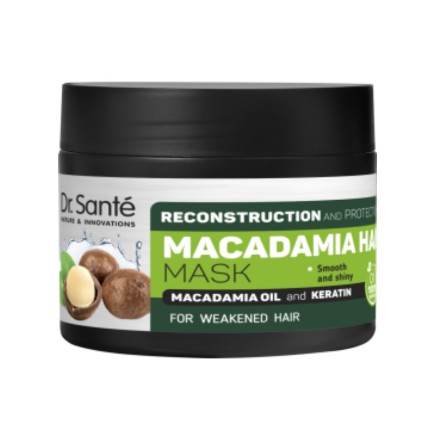 Εικόνα της Μάσκα μαλλιών Dr. Sante Macadamia Hair «Ανανδόμηση και προστασία» 300 ml