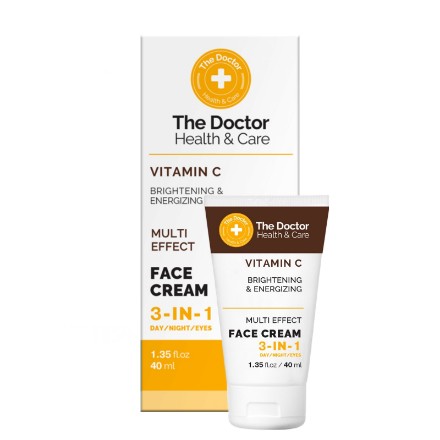 Εικόνα της Κρέμα προσώπου 3 σε 1 The Doctor Health & Care «VITAMIN C», 40 ml