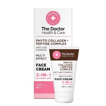 Εικόνα της Κρέμα προσώπου 3 σε 1 The Doctor Health & Care «PHYTO COLLAGEN-PEPTIDE COMPLEX», 40 ml