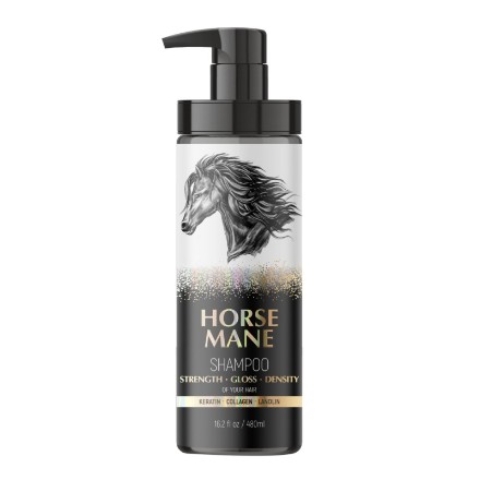 Εικόνα της Δυναμωτικό σαμπουάν Horse Mane με κερατίνη & κολλαγόνο, 480 ml