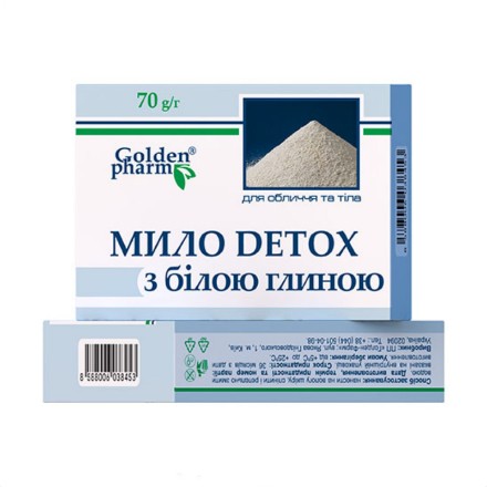 Изображение Мыло DETOX с белой глиной, 70 г