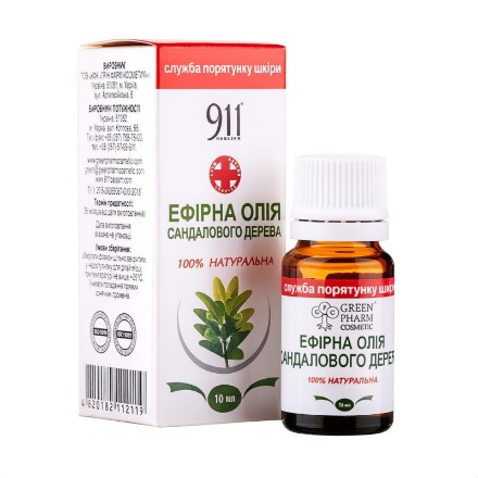 Εικόνα της Αιθέριο έλαιο σανδαλόξυλου 911, 10 ml