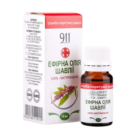 Εικόνα της Αιθέριο έλαιο φασκόμηλου 911, 10 ml