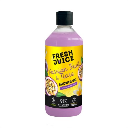 Изображение Гель для душа Fresh Juice «Passion Fruit & Tiare», 473 мл