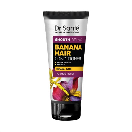 Εικόνα της Μαλακτική κρέμα μαλλιών Dr. Sante Banana Hair για εντατική λείανση & λάμψη, 200 ml