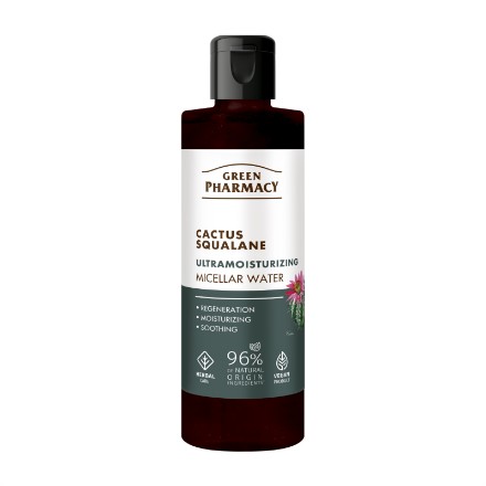 Εικόνα της Μικκυλιακό νερό Green Pharmacy Ultramoisturizing Cactus & Squalane, 200 ml