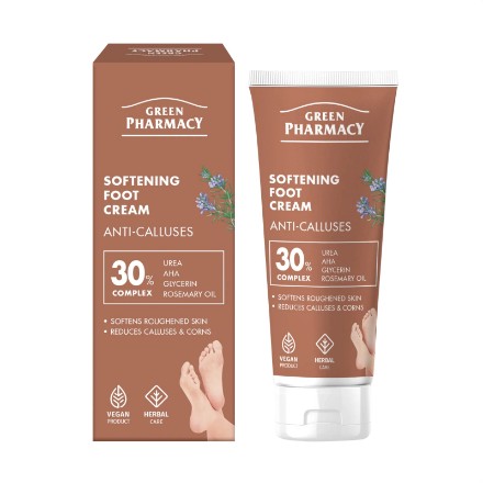 Εικόνα της Κρέμα ποδιών Green Pharmacy μαλακτική με ουρία & AHA-οξέα, 75 ml