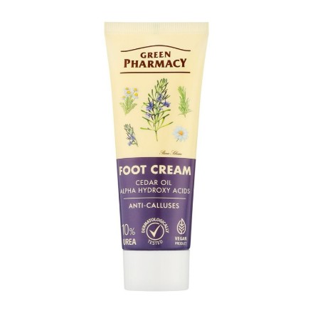Εικόνα της Κρέμα ποδιών Green Pharmacy κατά των κάλων και σκληρύνσεων, 75 ml