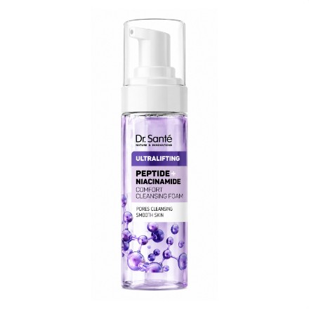 Εικόνα της Αφρός καθαρισμού προσώπου Dr. Sante Ultralifting «Peptide + Niacinamide», 150 ml