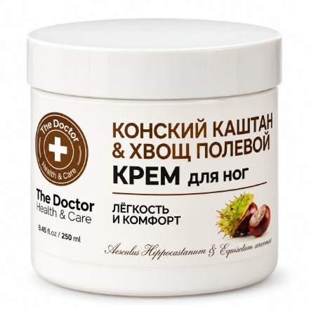 Εικόνα της Κρέμα ποδιών The Doctor με ιπποκαστανιά & εκουιζέτο για κουρασμένα πόδια, 250 ml