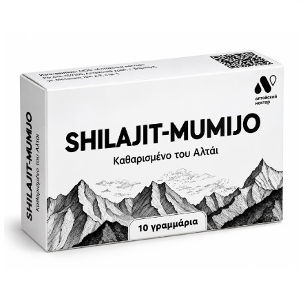 Εικόνα της Συμπλήρωμα διατροφής Shilajit Mumijo Altayskiy Nektar σε συμπαγή μορφή, 2 × 5 g